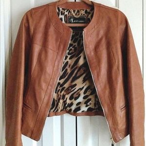 Leonardo Genuine Leather Jacket